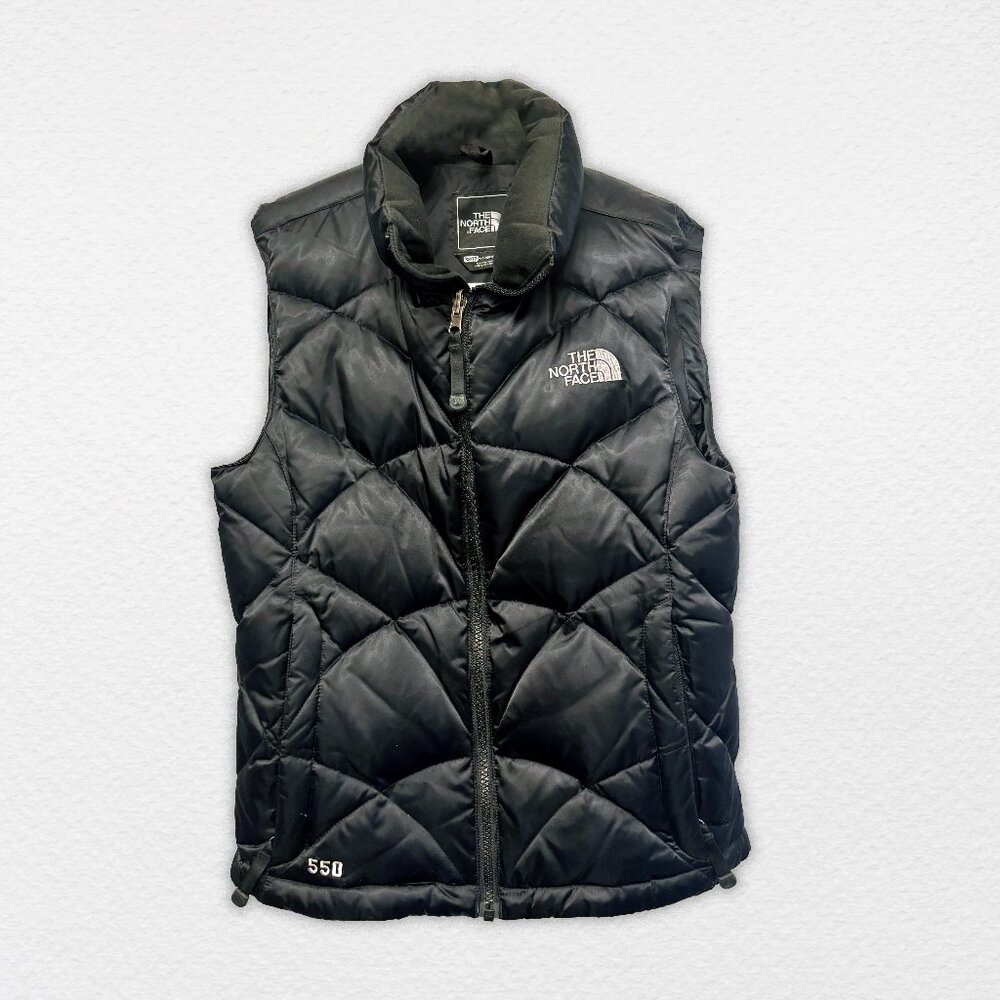 Women's North Face Puffer Vest, Black, Size XS